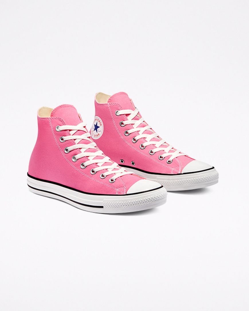 Zapatillas Altas Converse Chuck Taylor All Star Classic Hombre Rosas | PE 7L0548